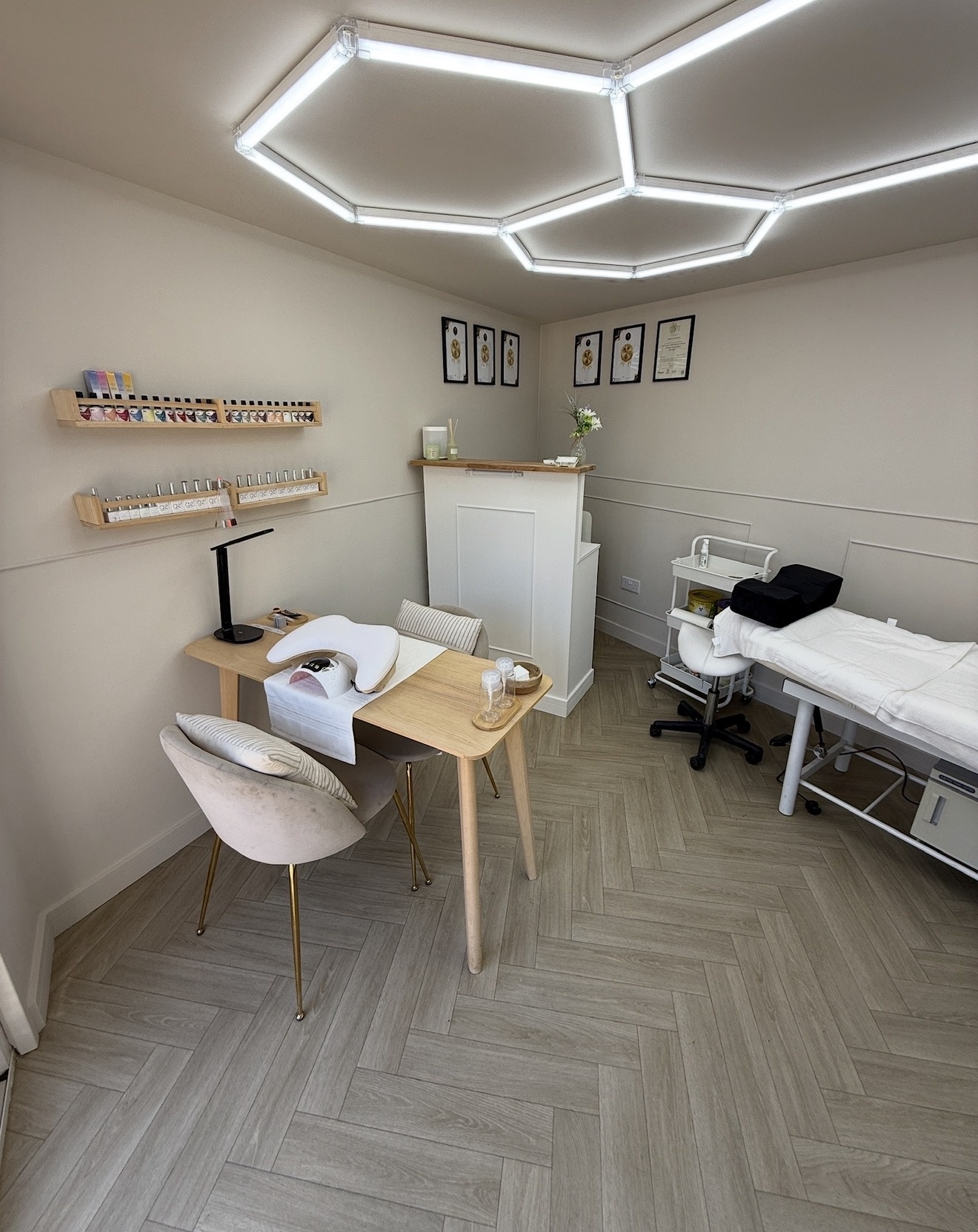 Inside the Envy Beauty garden studio